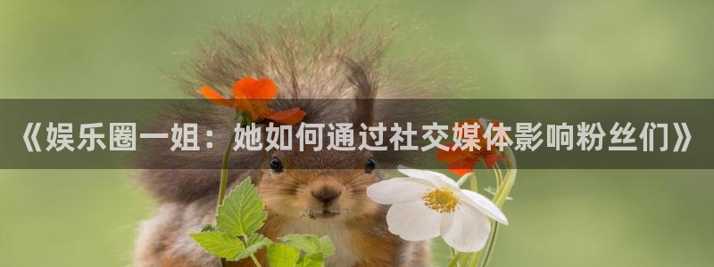 2元网河南二十二选五：《娱乐圈一姐：她如何通过社交媒体影响粉丝们》