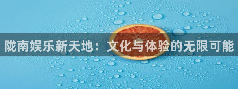 2元彩票注册：陇南娱乐新天地：文化与体验的无限可能
